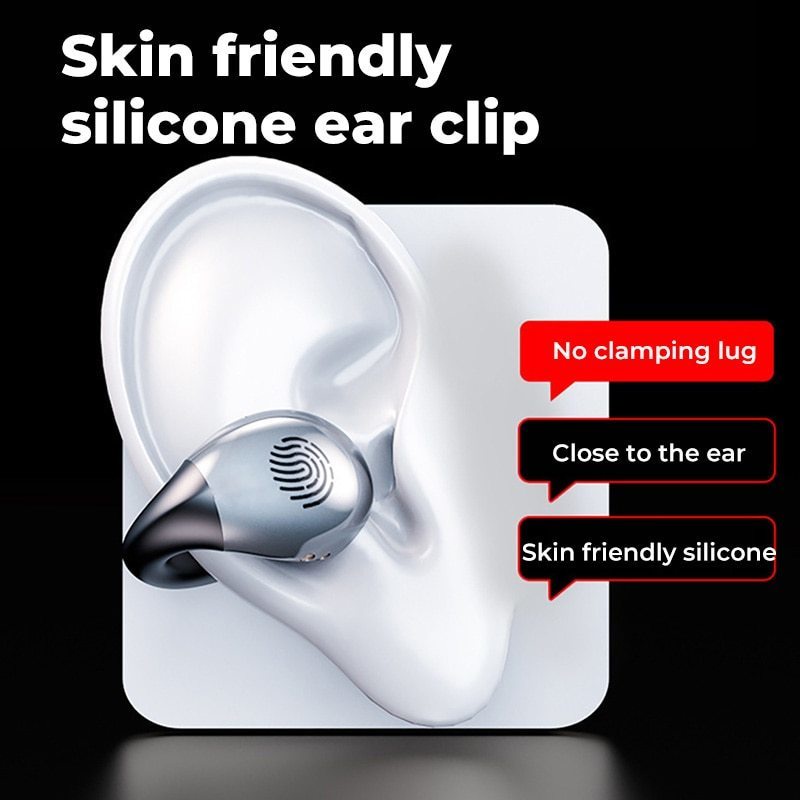 S29 bone conduction concept tai nghe bluetooth 5.2 tai nghe không dây có mic hifi bass trò chơi thể thao tai nghe ear-clip earring