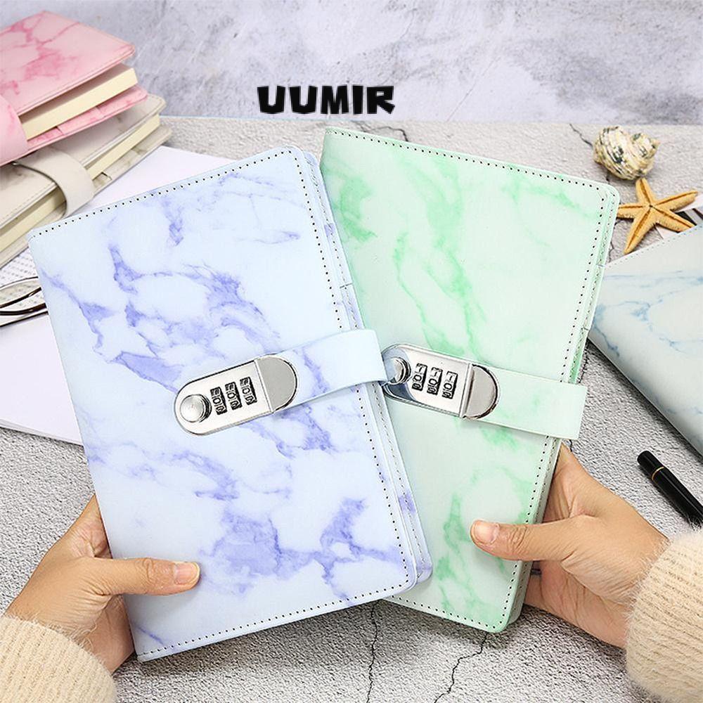 UUMIR Sổ mật khẩu a5 có khóa sổ tay học sinh notepad sổ tay sổ tay sổ tay dày