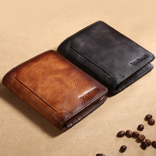Ví da bò thật 30% có ngăn đựng thẻ cho nam