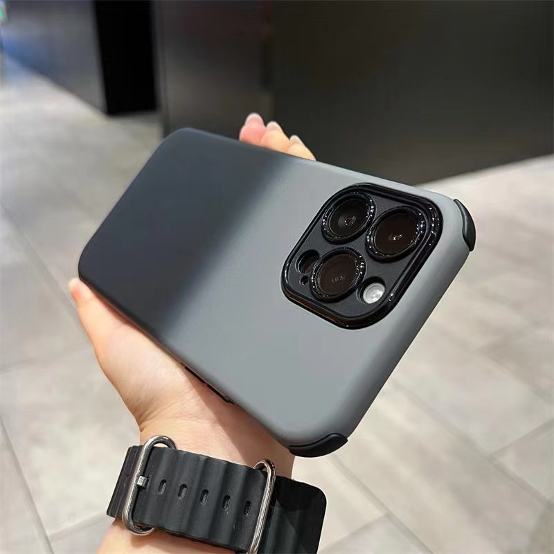 Vỏ điện thoại silicon gradient 2-trong-1 iphone 11 12 13 14 pro max 14 plus vỏ điện thoại drop-proof