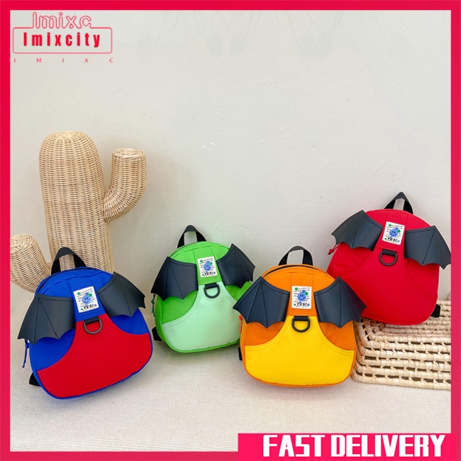 Imixcity children backpack mini anti-lost bag thiết kế hoạt hình bé trai bé gái mẫu giáo túi đi học