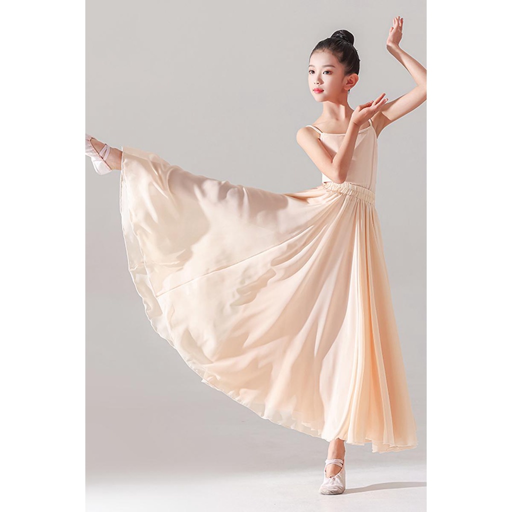 Chân Váy Xòe Múa Chụp Hình 720 Độ Phong Cách Cổ Điển Cho Bé Gái
