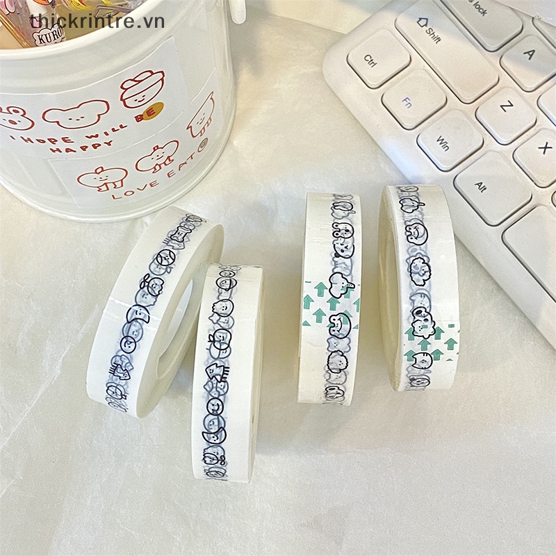 Thi ins phim hoạt hình dễ thương washi tape masking tape kawaii trang trí băng dính sticker scrapbooking diary văn phòng phẩm vn