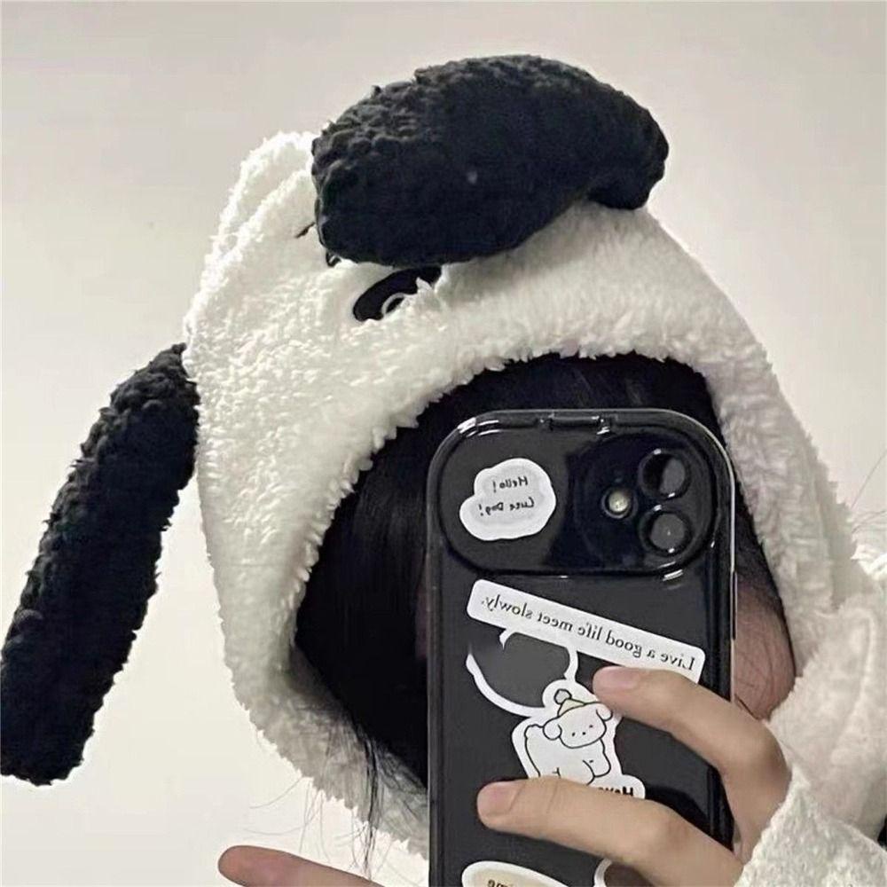 Muvako Mũ Trùm Đầu Giữ Ấm Mùa Đông Họa Tiết Hoạt Hình Dễ Thương Cho Nữ