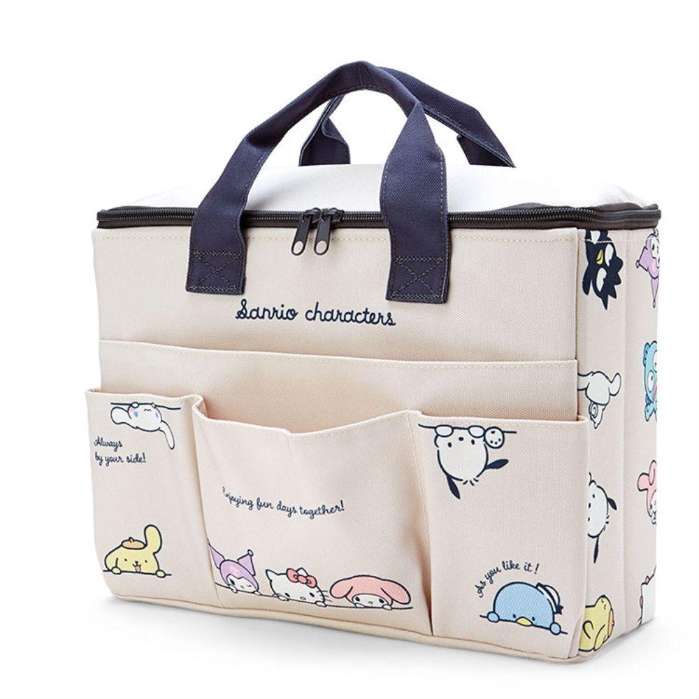 Shanhai kuromi Túi Xách canvas Sức Chứa Lớn Họa Tiết Hoạt Hình melody Nhật Bản Nhiều Túi Cho Mẹ Bỉm Sữa
