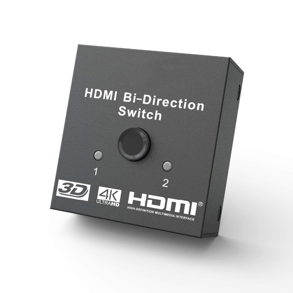 Bộ chia hdmi full hd 1080p 3d 4kx2k video hdmi switch switcher 1x2 2x1 split 1 in 2 out amplifier dual display for hdtv