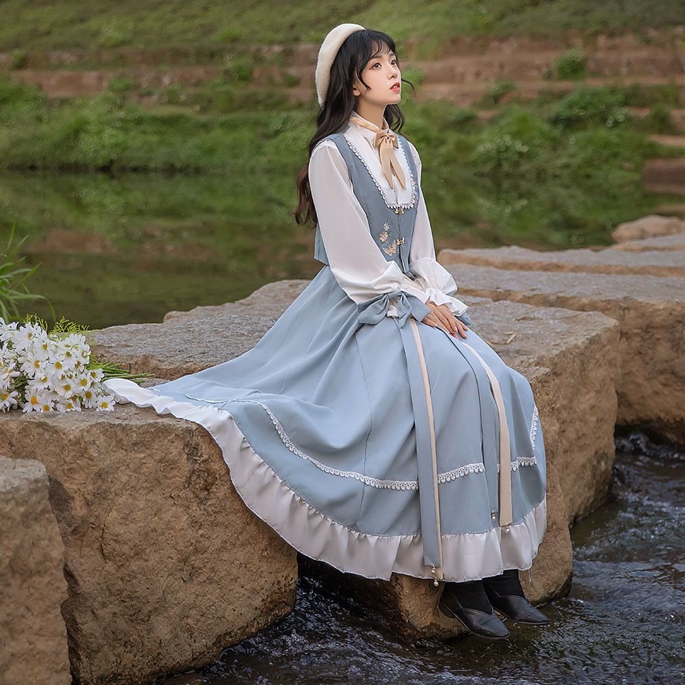 Mới Bộ Trang Phục Cách Tân Phong Cách Trung Hoa Đơn Giản Cho Nữ