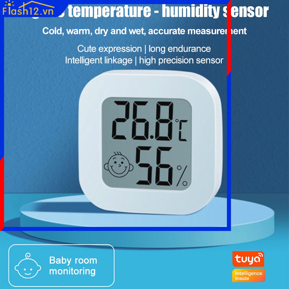 Tuya Zigbee3.0 Máy Dò Nhiệt Độ Và Độ Ẩm Thông Minh Bộ Ghi Âm Hiển Thị Ứng Dụng Cảm Biến Thời Gian Thực Chức Năng Chuyển Đổi Hỗ Trợ Giọng Nói Alexa Flash12_vn