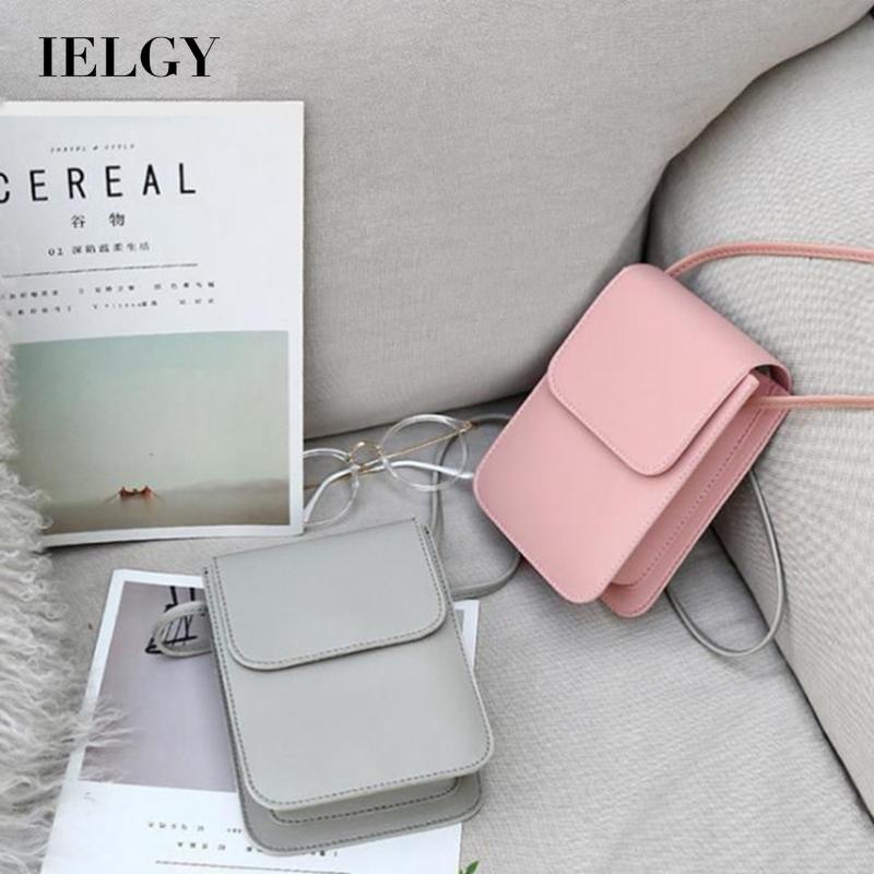 Túi đeo chéo mini IELGY dáng vuông sang trọng đựng điện thoại thời trang dành cho nữ