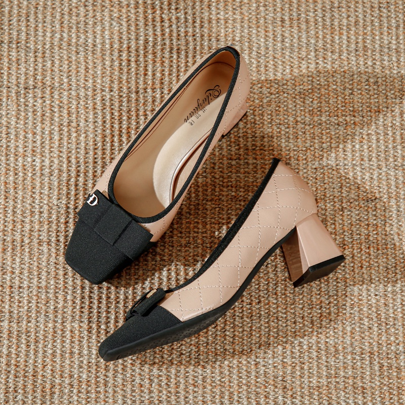 Giày Cao Gót Mũi Vuông Thiết Kế Mới Thời Trang Dành Cho Năm 2023