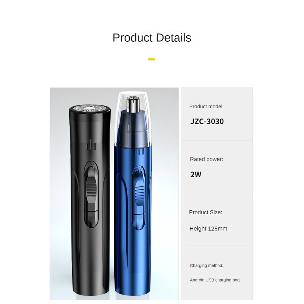 Máy Tỉa Lông Mũi Mini Sạc Usb Tiện Dụng Cho Nam Nữ