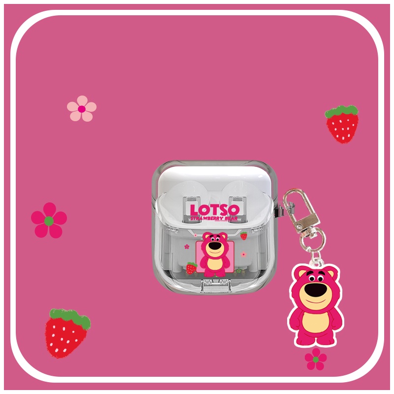 Vỏ Bảo Vệ Hộp Sạc Tai Nghe Bằng TPU Mềm Trong Suốt + Dây Đeo Chống Sốc Cho YX06 tws