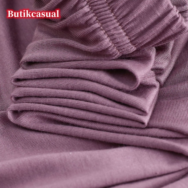 Chân Váy cotton Dài Dáng Rộng Lưng Cao Màu Trơn Thời Trang Mùa Hè 2023 Cho Nữ