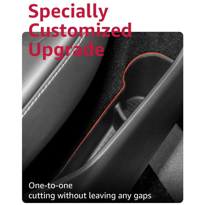 Bộ 4 Hộp Đựng Vật Dụng Gắn Cửa Trước Sau Thay Thế Cho Tesla Model Y 2021 2022 2023