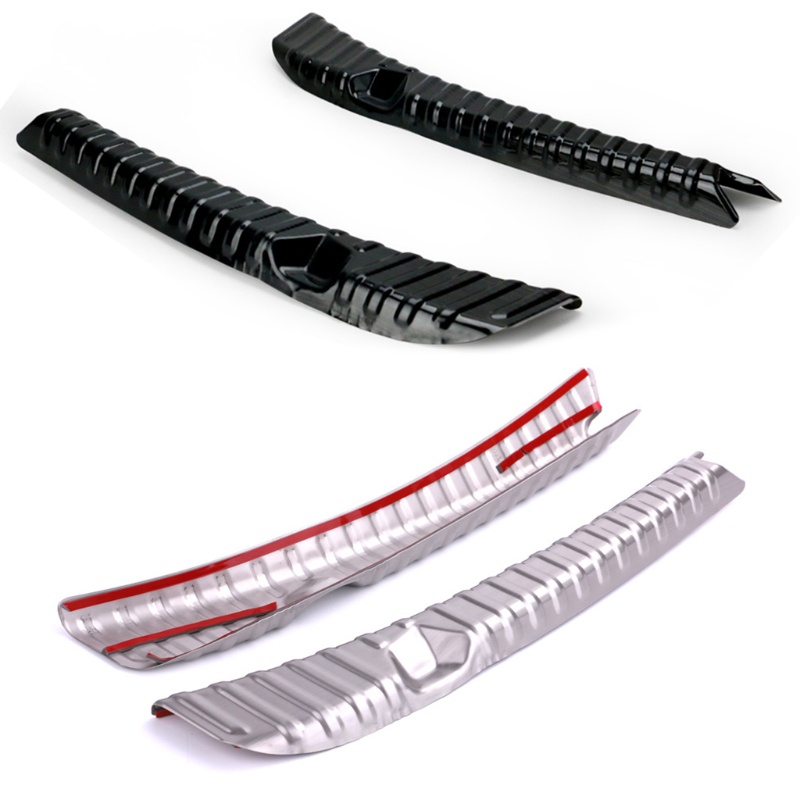 Bộ 2 Khung Bảo Vệ Cản Sau Bằng Thép Không Gỉ Cho Tesla-Model3