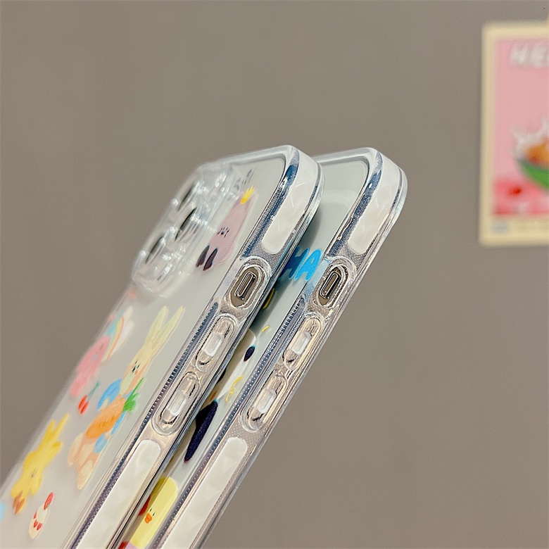 Ốp Điện Thoại TPU Dẻo Họa Tiết Hoạt Hình Gấu Trúc Dễ Thương Chống Rơi Cho iphone 13 14 12 11 pro max