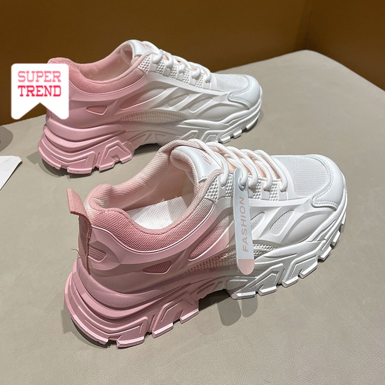 Giày Thể Thao Màu Gradient Siêu Nhẹ Thoáng Khí Thời Trang Mùa Hè Cho Nữ