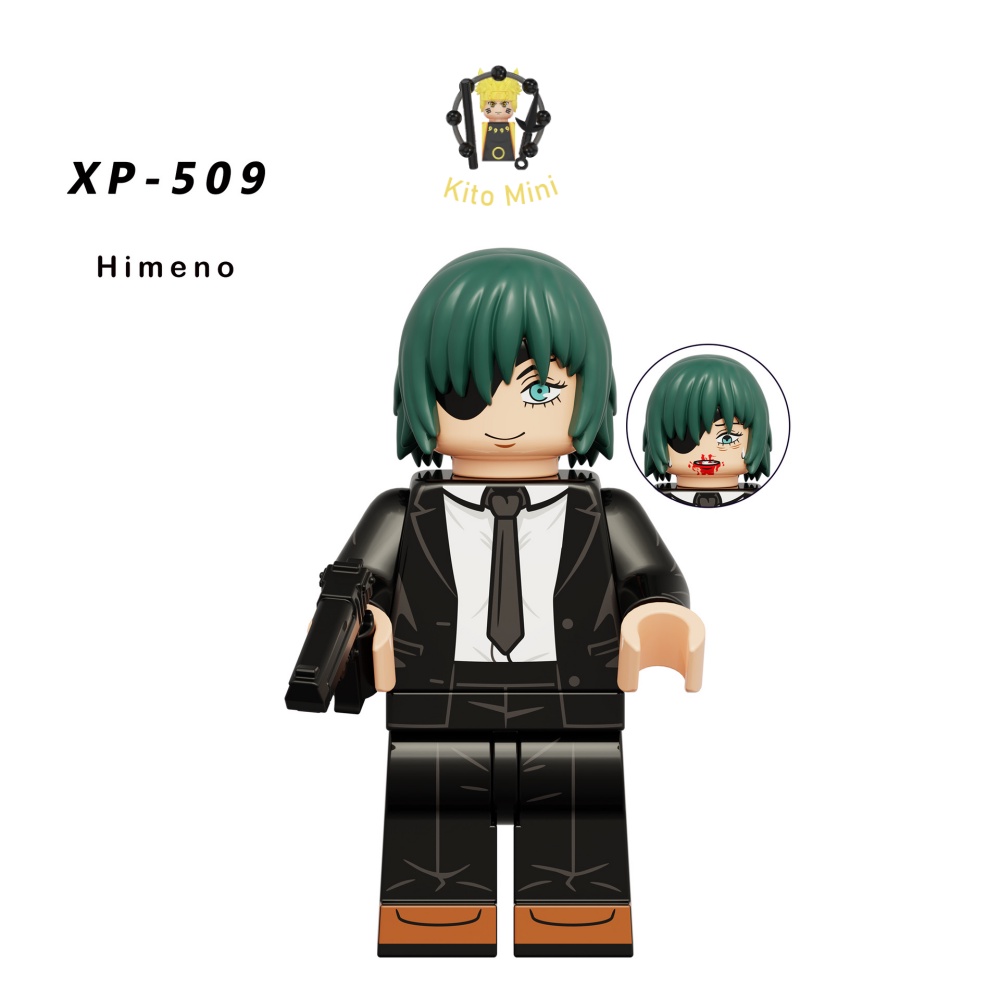 Mô Hình Lắp Ráp Chainsaw Man Minifigures Người Cưa Sợi Xích Nhân Truyện Tranh Anime Vật Hoạt Hình KT1067