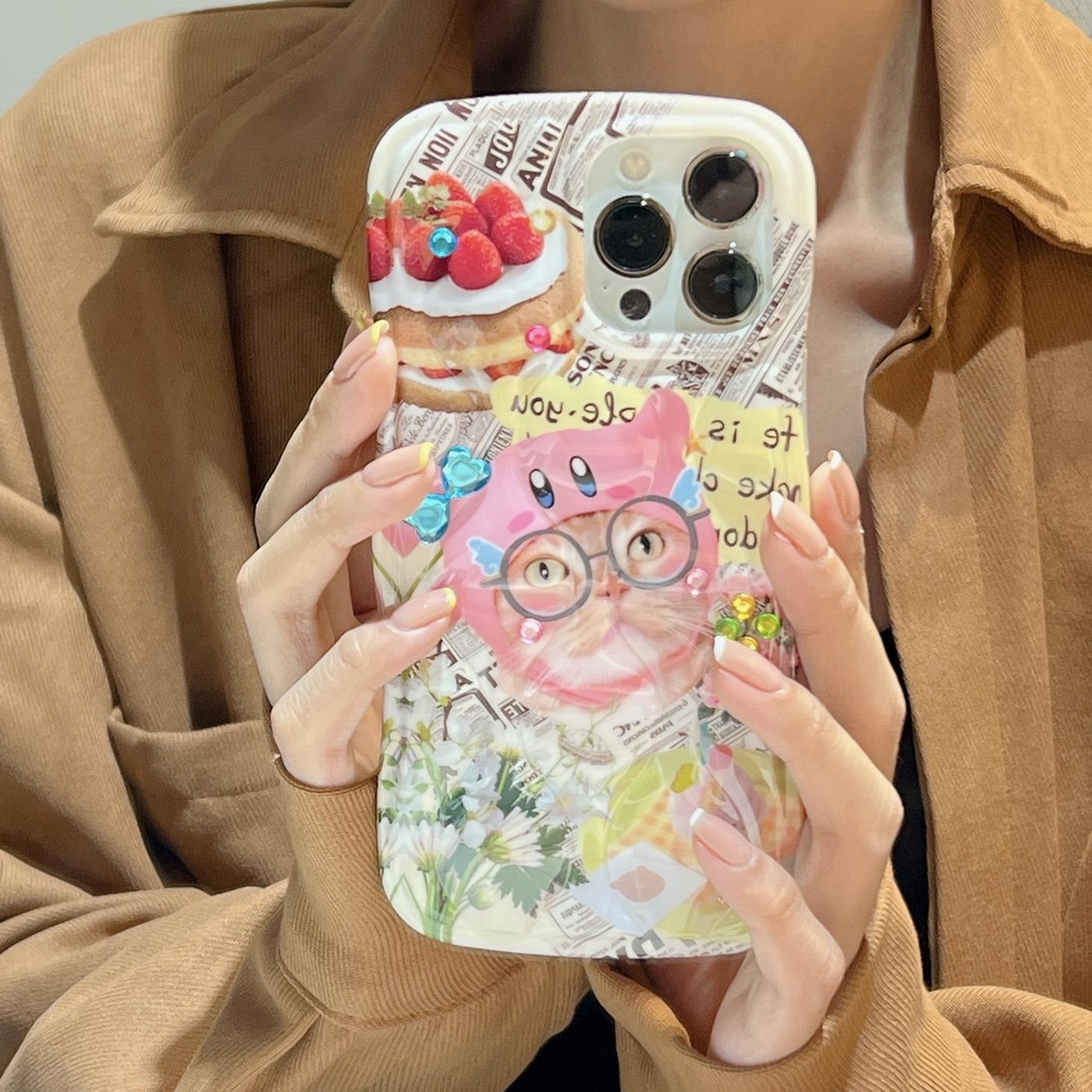 Ốp Điện Thoại TPU Dẻo Trong Suốt Họa Tiết Hoạt Hình Chú Mèo Dễ Thương Chống Sốc / Bụi Bẩn Cho iPhone 14 13 Pro Max 12 11