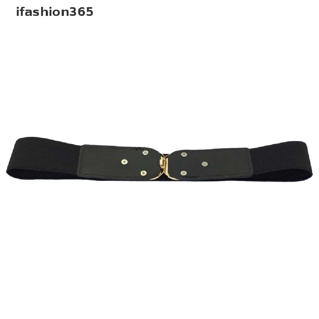 Thắt Lưng Da PU Bản Rộng Dày Co Giãn Thời Trang Cho Nữ Mặc Đầm Cỡ Lớn ifashion365