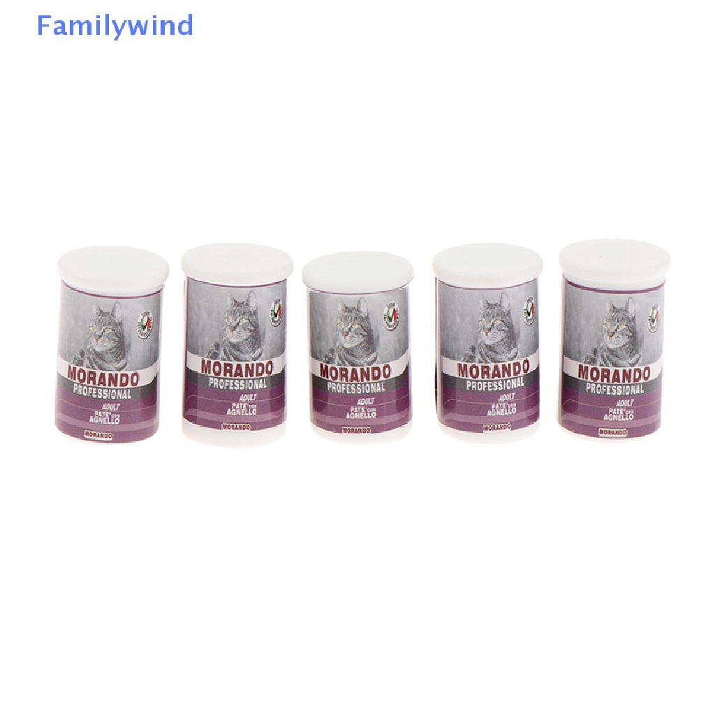 Set 5 Mô Hình Chó Mèo Tỉ Lệ 1: 12 Trang Trí Nhà Búp Bê