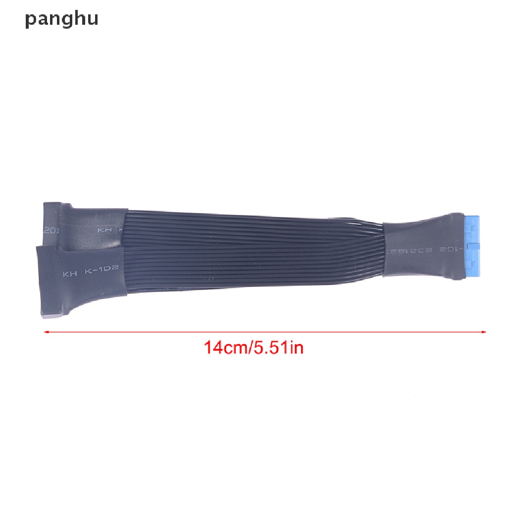 Bo Mạch Chủ Nối Dài Chuyển Đổi USB 3.0 19Pin Sang 2 Cáp Chia 12Cm 19Pin