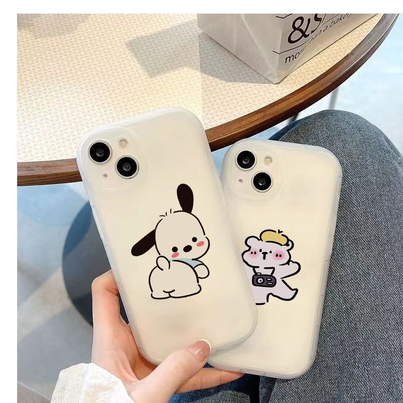 Dễ Thương Ốp Điện Thoại tpu Dẻo Họa Tiết Hoạt Hình pochacco Cho iphone 15 11 14 pro 12 13 mini xs max x xr 7 8 6 6s plus se2020