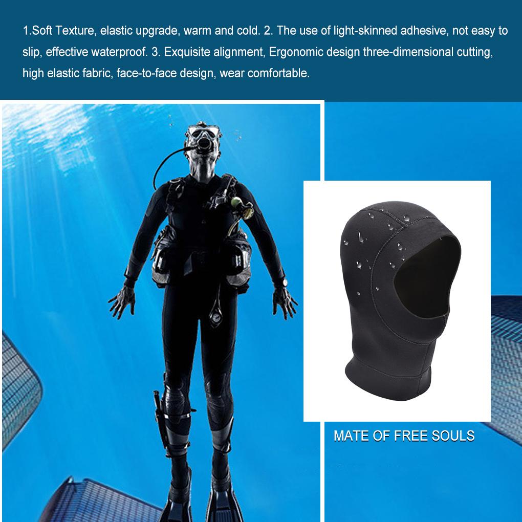 Set 1 / 2 Mũ Lặn Chuyên Nghiệp Chống Thấm Nước Có Thể Tái Sử Dụng Cho Nam Và Nữ