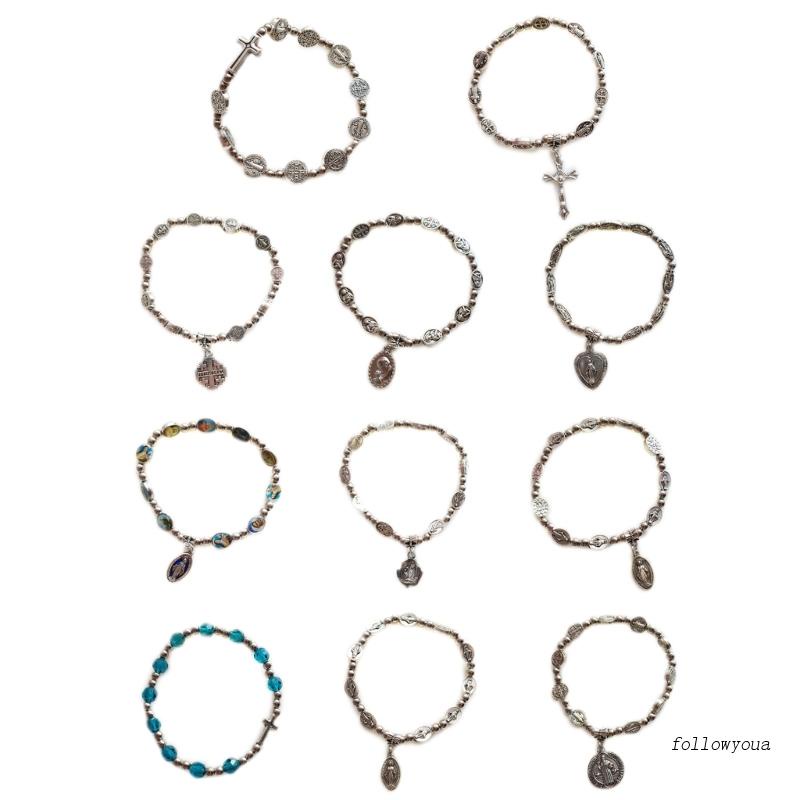 Vòng Tay Chuỗi Hạt Đá Rosary Thời Trang Cho Nam Và Nữ