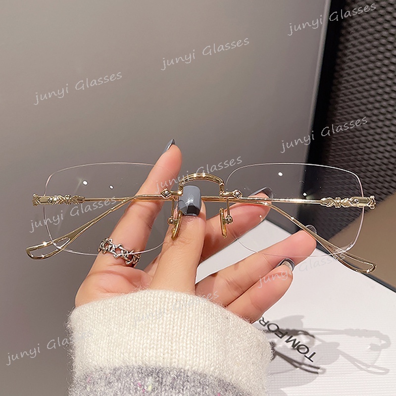 Kính Chống Tia UV Không Gọng 2 Trong 1 Dùng Để Bảo Vệ Mắt Khỏi Ánh Sáng Xanh