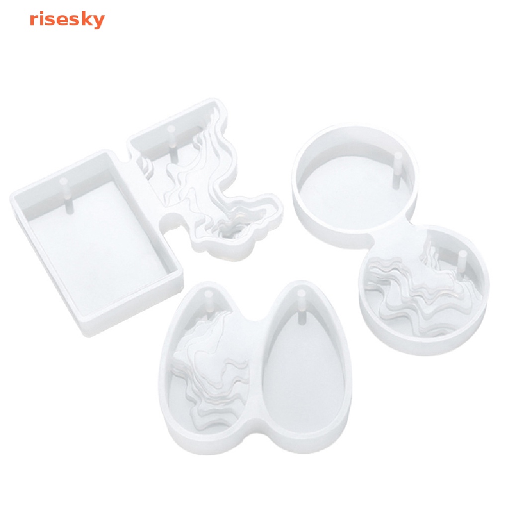 Khuôn Silicone Làm Mặt Dây Chuyền DIY Hình Ngọn Núi Đảo