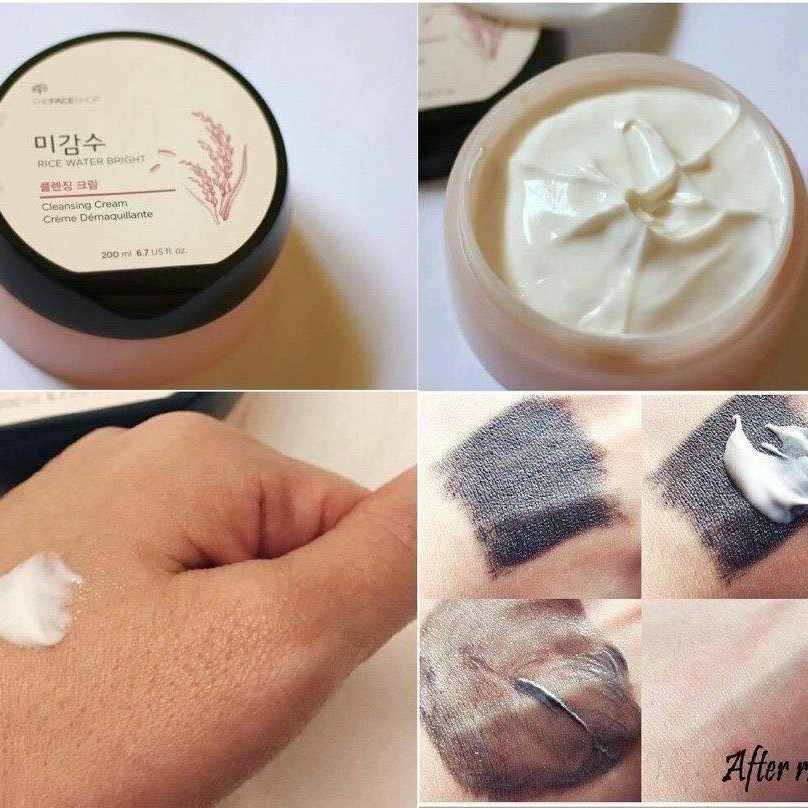 Kem Tẩy Trang Gạo Rice Water Bright Cleansing Cream The Face Shop 400ml