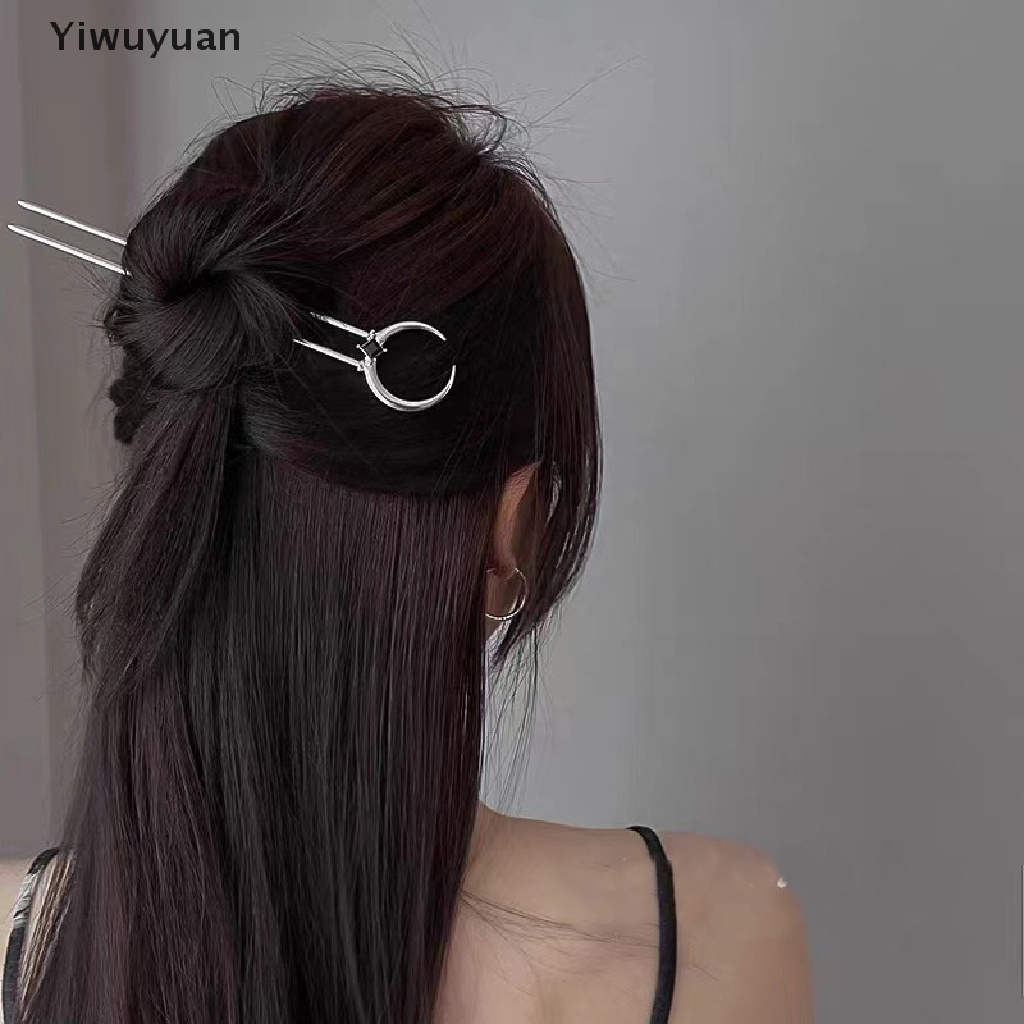 < Yiwuyuan > Trăng Lưỡi Liềm Trăng Lưỡi Liềm Đơn Giản Phong Cách Trung Hoa Cổ Điển Thời Trang Cho Nữ