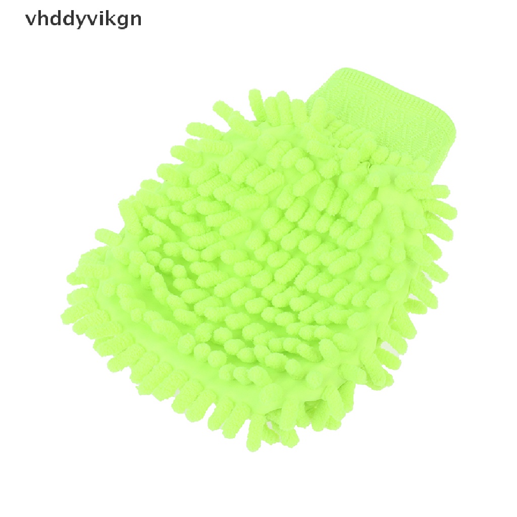 Găng Tay Vải Chenille Mềm Mại Dạng Lưới Dùng Để Rửa Xe Hơi