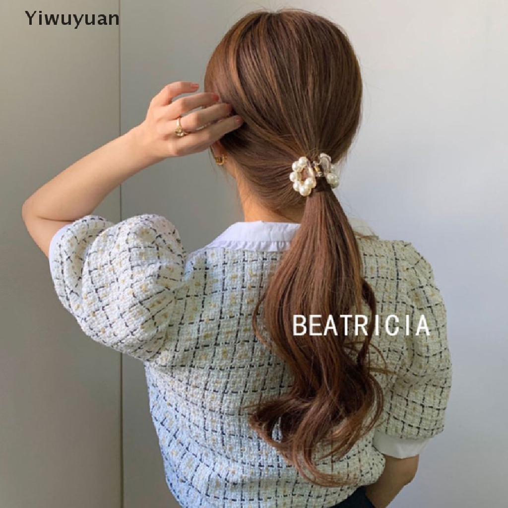 1 Kẹp Tóc Ngọc Trai Tròn Mini Cho Nữ