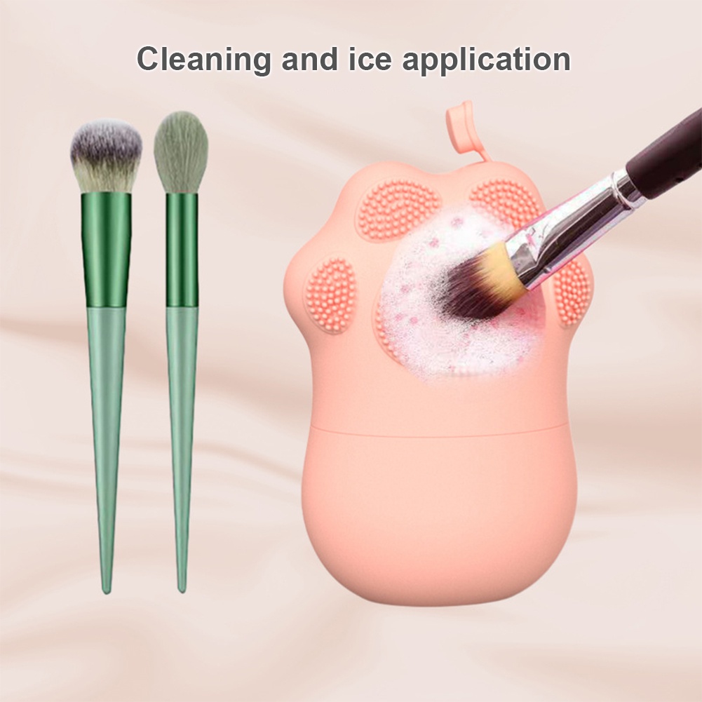 Cây Lăn Đá Viên Đá Mát Xa Mặt Bằng Silicon Giúp Giải Phóng Da heby1