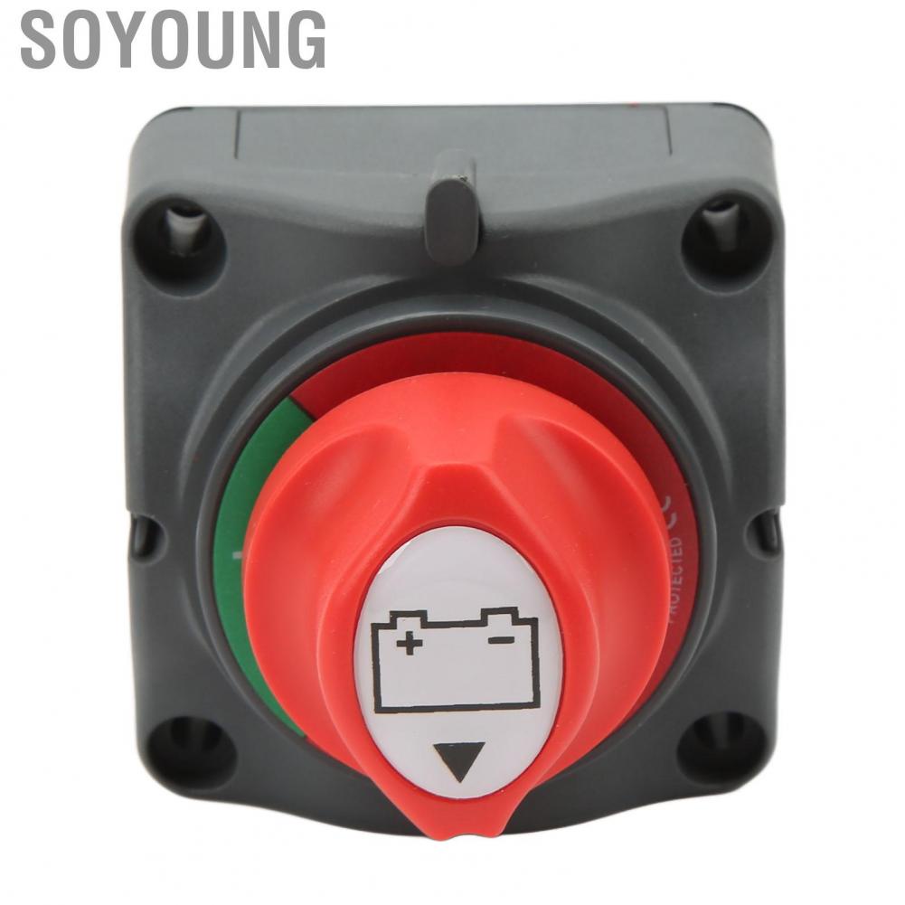 Soyoung Marine Battery Disconnect Switch  Wide Application 12-48V ABS for ATV