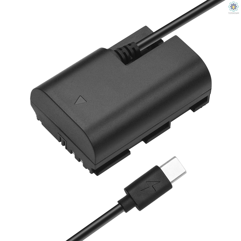 Đầu Nối Pin Andoer LP-E6 USB-C DR-E6 Với Cáp Nguồn USB Type-C Thay Thế Cho EOS R5 R6 90D 80D 70D 60D 60Da 5D Mark II | BigBuy360 - bigbuy360.vn