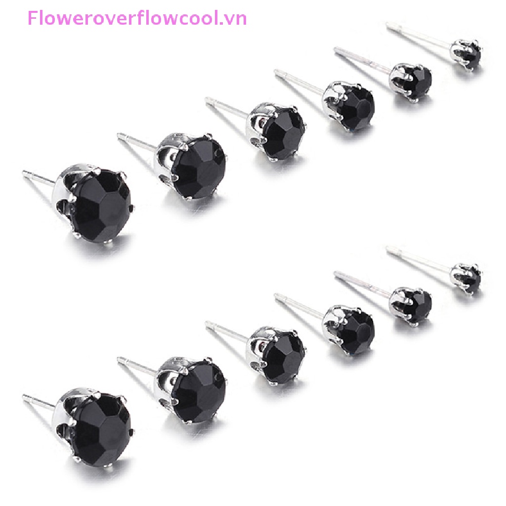 6 / 12 Đôi Bông Tai Thời Trang Nữ Tính