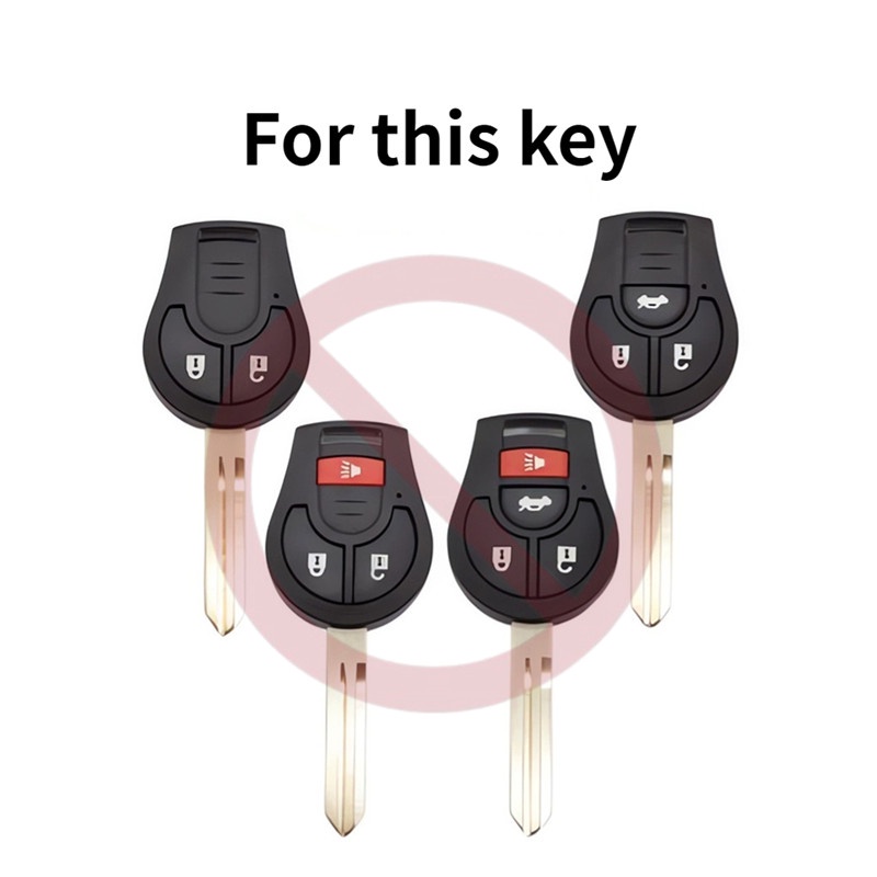 Vỏ Bọc Chìa Khóa Điều Khiển Từ Xa Bằng TPU Cho Nissan Livina March Sunny Sylphy Tiida