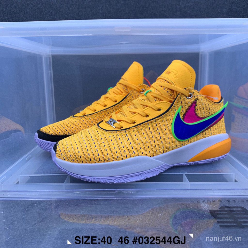 Giày Thể Thao Bóng Rổ Lebron 20 James 20th Generation Có Đệm Khí Chống Sốc Chất Lượng Cao Cho Nam
