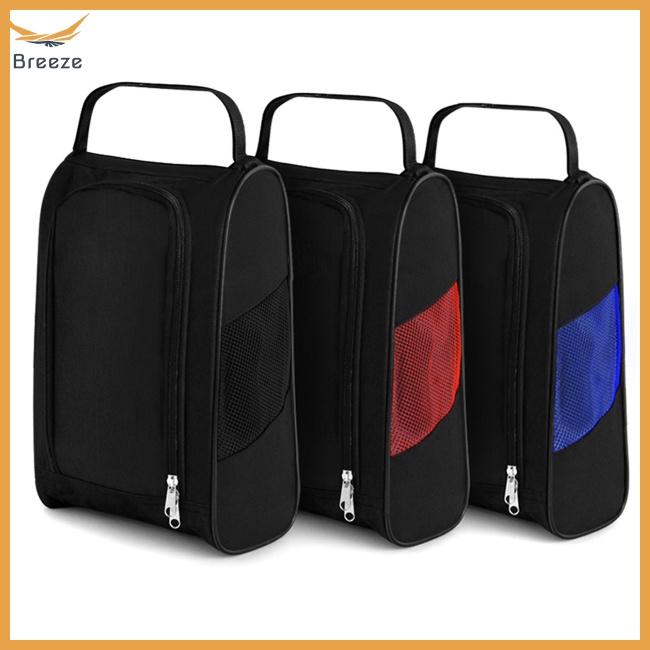 Túi Đựng Giày Chơi Golf Có Dây Kéo Thoáng Khí Chống Mài Mòn Thêu Logo Độc Đáo Tiện Dụng