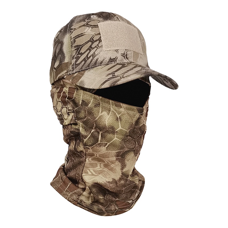 Mũ Trùm Đầu Kiêm Khẩu Trang Che Phủ Toàn Diện Phong Cách Quân Đội Dành Cho Nam
