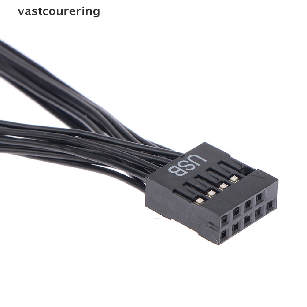 1 Dây Cáp Nối Dài Bo Mạch Chủ Máy Tính 9 Pin 1 Female Sang 2 Male Y