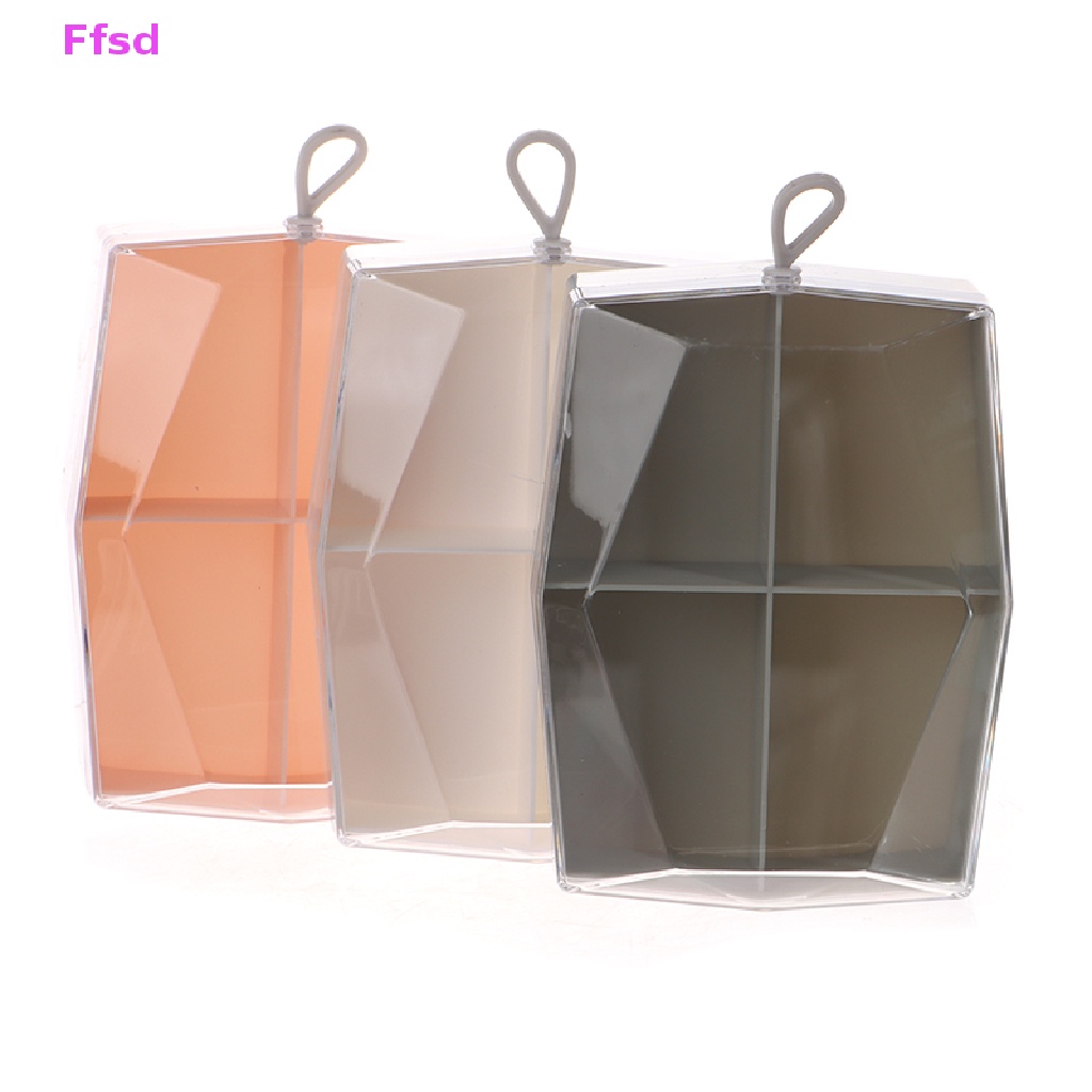 Giá Đỡ 4 Ngăn Phơi Khô Bông Mút Trang Điểm Tiện Dụng