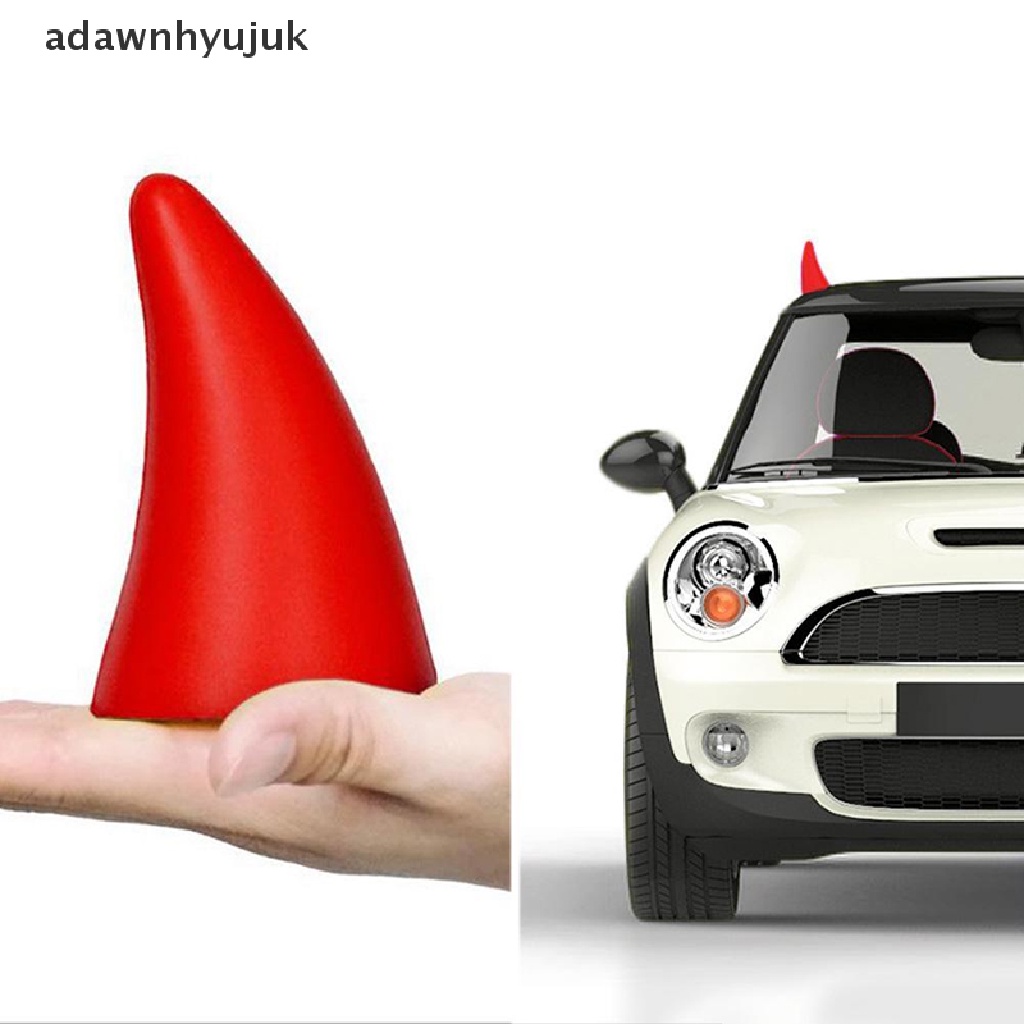 Sticker Sừng Quỷ 3D Bằng Polyurethane Vui Nhộn Trang Trí Xe Hơi