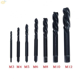 【VARSTR】Machine Screw Black HSS Plug Tap Drill Set Practical Surface Treatment Nitriding