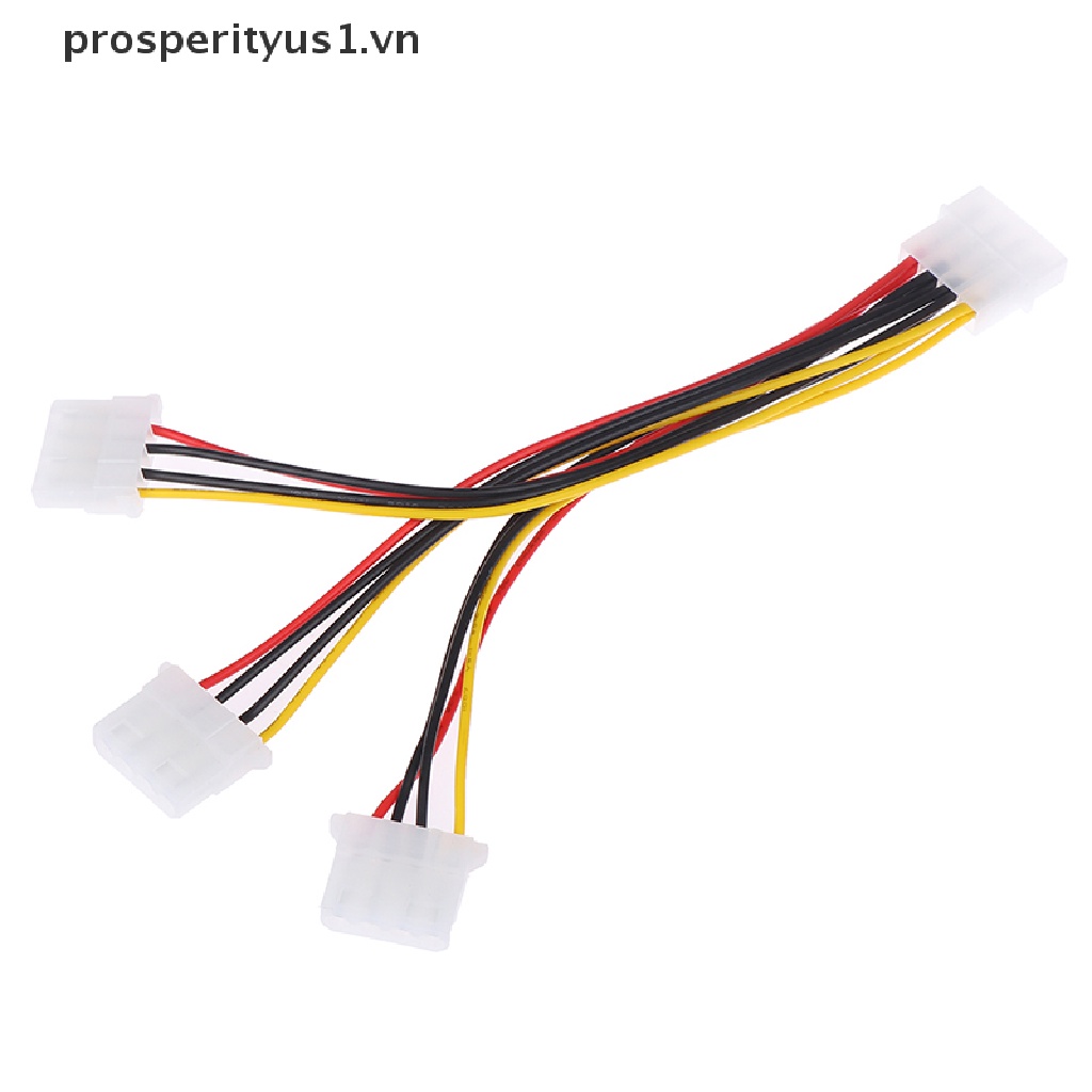 Cáp Chia Nguồn Điện 4 Pin IDE 1 Sang 3 Molex IDE Female Chuyên Nghiệp