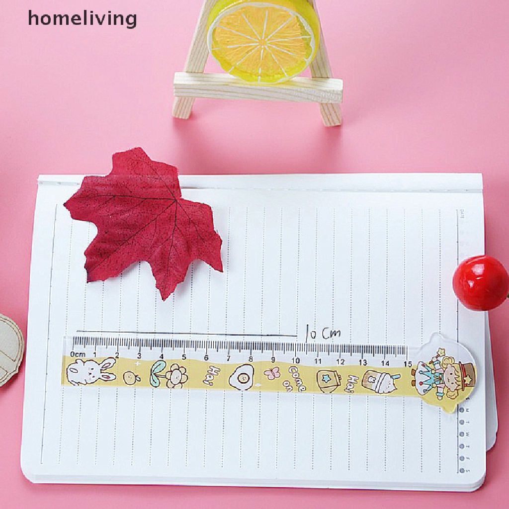 Thước Đo Lường Hình Hoạt Hình 15cm Dành Cho Học Sinh