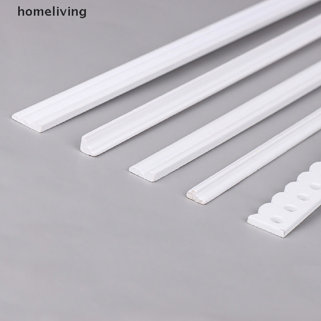 Set 8 Đường Viền Gỗ 1: 12 / 45cm Trang Trí Nhà Búp Bê